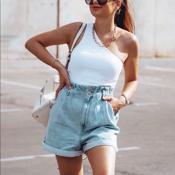 Zara Shorts Denim Light blue jeans - Picture 15 of 15